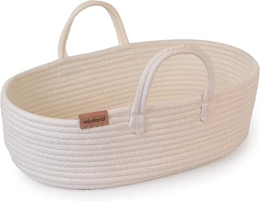 Miniland Doll Cotton Basket - Quality, Educative Toy, Imaginative Toy