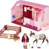 Lori Dolls – Philippa’s Horse & Stable Set – Mini Doll, Toy Horse & Stable – 6-inch Horseback Riding Doll, Barn & Accessories – Playset with Working Lights & Water Feature – 3 Years +