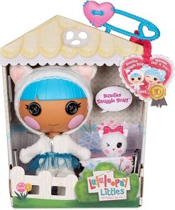 Lalaloopsy Littles 7″ Winter Doll – Bundles Snuggle Stuff with Pet Yarn Ball Bear, Blue/White Outfit & Accessories, Reusable House Playset, Ages 3-103 Years
