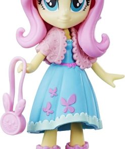 My Little Pony Equestria Girls Fashion Squad Fluttershy 3″ Mini Doll with Removable Outfit, Shoes & Accessory, for Kids 5 & Up