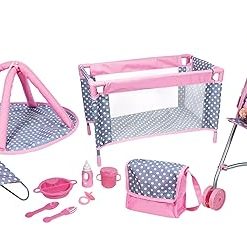 Lissi 5Piece Play Set with Baby Doll & Accessories, 16 inches