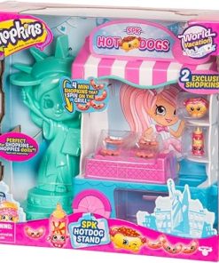 Shopkins Season 8 USA Hotdog Stand Playset, Multicolor, 2.68” x 8.46” x 7.28” (56528) 2