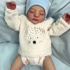 Zero Pam Realistic Reborn Baby Dolls Boy, 19 inch Sleeping Newborn Toddler Preemie Dolls Soft Cloth Body Poseable Vinyl Limbs Real Life Baby Dolls for Girls with Doll Accessories