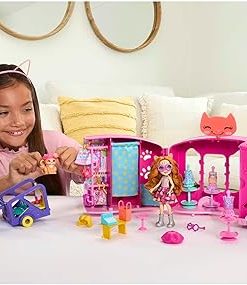 HPB34 Fashion Truck Set with 15 cm Doll and Best Friends Animal Figurines, Trailer for Animals, + 25 Accessories, Children’s Toy, Ages 4 and Above 2
