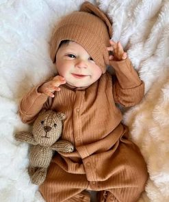 Zero Pam 18 Inch 45 CM Realistic Reborn Baby Dolls Boy Eyes Open with Hair, Soft Cuddle Cloth Body Smiling Baby Boys Doll Real Life Silicone Newborn Toddler Like A Real Babydolls with Accessories