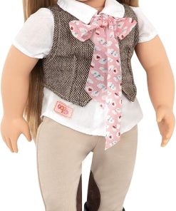 Our Generation Doll by Battat- Leah 18″ Regular Non-Posable Equestrian Horse Riding Doll- for Ages 3 & Up