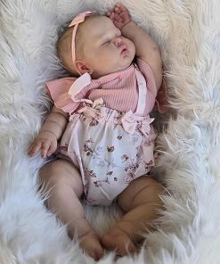 Anano Realistic Reborn Toddler Baby Dolls Big Size 24 Inch Baby Reborn Dolls Lifelike Silicone Newborn Baby Dolls That Look Real Infant Realistic Babies with Pacifier 2