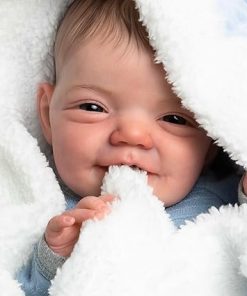 Lifelike Reborn Baby Dolls Boy-20 Inch Soft Real Life Silicone Realistic Newborn Toy for Ages 3+