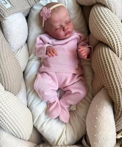 Zero Pam Realistic Reborn Baby Dolls Girl 18 Inch Life Like Newborn Dolls That Look Real Life Size Reborn Dolls Cute Sleeping Babies with Accessories