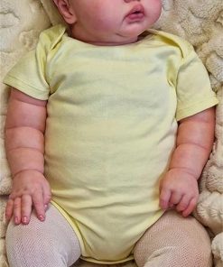 Zero Pam Realistic Reborn Baby Dolls – 24 Inch Silicone Baby Doll Cloth Body Real Looking Baby Dolls with Hair Lifelike Baby Dolls That Look Real with Accessories 2