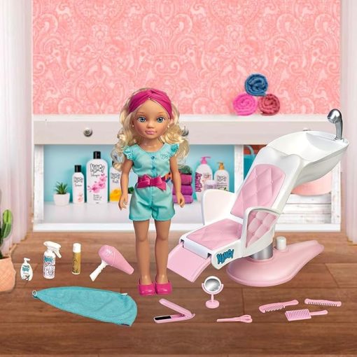 16" Salon Fashion Doll with Salon Chair and Styling Accessories for Ages 3+ - Image 2