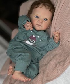 Zero Pam Real Life 18 Inch Reborn Baby Dolls Boy, Soft Cloth Body Handmade Silicone Baby Girl Dolls Realistic Newborn Toddler Doll with Accessories Toy for Kids Collectors