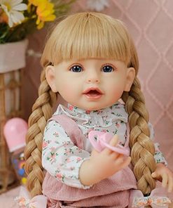 Reborn Baby Dolls – Realistic Newborn Baby Doll That Look Real Full Silicone Baby Dolls Girl with Doll Clothes & AccessoriesToy Gift Set for Kids Age 3+ 2