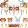 Tender Leaf Toys – Sandy’s Beach Hut – Wooden Toy Seagull Family with Fish and Chips Beach Hut and Accessories – Imaginative Play Set – Develop Creative Storytelling – Fine Motor Skills – Age 3+ 3