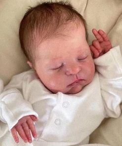Reborn Baby Doll 20 Inch Realistic Newborn Baby Doll Soft Cloth Body That Look Real Life Sleeping Girl Boy Toddler Toy with Feeding Kit for Kids Ages 3+