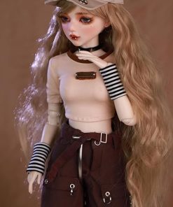 Hand-Painted BJD Doll 1/3: Freckles and Lip Ring, 22.8 Inches, Exquisite Makeup ﻿ 2