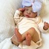 Zero Pam Reborn Baby Doll-20 in Realistic Baby Doll, 3D Painted Skin Cloth Body Posable Real Life Newborn Babies, Silicone Reborn Dolls with Accessories