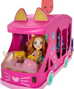 HPB34 Fashion Truck Set with 15 cm Doll and Best Friends Animal Figurines, Trailer for Animals, + 25 Accessories, Children’s Toy, Ages 4 and Above