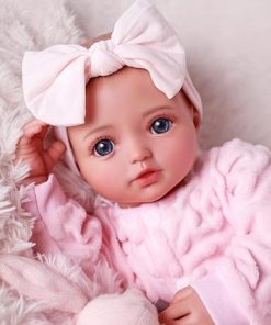 BABESIDE Realistic Reborn Baby Dolls-20Inch Ultra-Soft Cloth Body Newborn Baby Dolls with Blue Eyes Real Life Baby Dolls for Toddler with Accessories 2