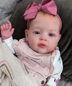 Zero Pam Realistic Reborn Baby Dolls Full Body Girl 21 Inch Lovely Reborn Toddler Babies with Painted Hair Posable Newborn Baby Dolls That Look Real with Accessories 2