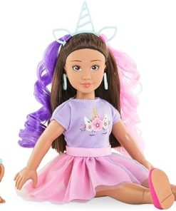 Corolle Girls 9000600250 Luna Unicorn Doll Set 28 cm 4 Accessories from 4 Years 2