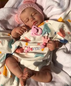 Pinky Reborn Baby Dolls 20 Inch Newborn Baby Doll Real Life Baby Dolls Toy Accessories Birthday Gift for Age 3+