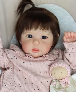 -20inch Cloth Body Soft Vinyl Reborn Toddler Weet Girl Doll Premie Baby Genesis Hand Painted Cute Lifelike Doll Babies Accessories for Kids 2