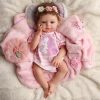 BABESIDE Lifelike Reborn Baby Dolls -（Random Clothing delivery） 16 Inch (Weight 4 lb) Full Platinum Silicone Realistic-Newborn Baby Doll Full Silicone Real Life Cute Baby Dolls with Toy Accessories