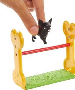 Barbie Careers Playset, Dog Trainer Ken Dol with 2 Dog Figures & Accessories Including Agility Challenges & Storytelling Pieces, Like a Jump & Trophy 2