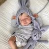 Zero Pam Life Like Reborn Baby Dolls Silicone Full Body Boy – 18-Inch Soft Body Realistic Newborn Dolls Full Silicone Baby, Real Life Baby Dolls with Toy Accessories