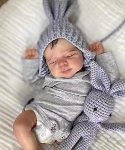 Zero Pam Life Like Reborn Baby Dolls Silicone Full Body Boy – 18-Inch Soft Body Realistic Newborn Dolls Full Silicone Baby, Real Life Baby Dolls with Toy Accessories