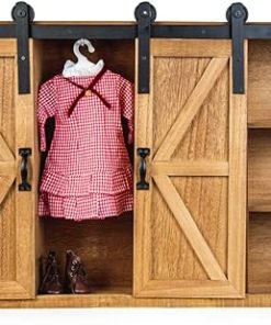 The Queen’s Treasures 18 Inch Doll Furniture, Officially Licensed Little House On The Prairie Doll, Clothes and Accessory Storage Trunk, Compatible with American Girl Dolls