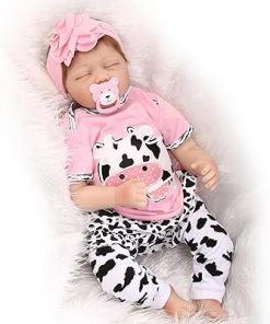 Simulation Rebirth Doll, Reborn Baby Doll, with Movable Arms and Legs, Soft Vinyl Baby Doll for 3+ 2