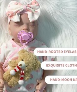 Reborn Baby Dolls, Lifelike Reborn Baby Dolls with Soft Body,Accessories and Gift Box for Girls Kids Age 3+ 2