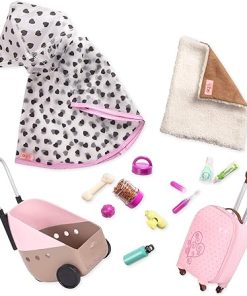 Our Generation- Passenger Pets- Playset, Accessory Set for 18-inch Dolls and Their Pets- Suitable for Ages 3+
