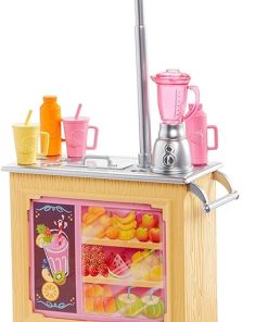 Barbie Careers Juice Bar Playset with Brunette Doll 2