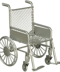 Dollhouse Wheelchair Modern Metal Miniature Hospital Medical Equipment