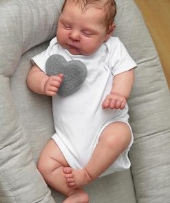 iCradle Reborn Baby Dolls 20 inches Realistic Newborn Baby Dolls Sleeping Soft Cloth Body with Outfit & Accessories Toy for Age 3+ 2
