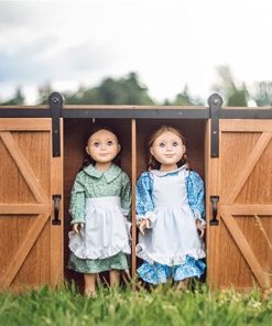 The Queen’s Treasures 18 Inch Doll Furniture, Officially Licensed Little House On The Prairie Doll, Clothes and Accessory Storage Trunk, Compatible with American Girl Dolls 2