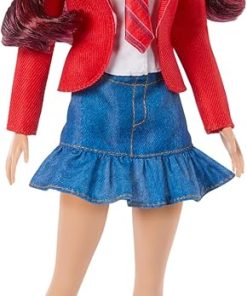 Barbie Doll & Accessories, Roberta Wearing Removable School Uniform with Boots, Necktie & Long Red Hair, Inspired by Rebelde & RBD (Amazon Exclusive)