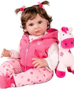 Aori Lifelike Reborn Baby Dolls Realistic Baby Girl Doll 22 inch Newborn Baby Doll with Doll Accessories Gift Set