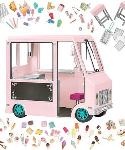 Our Generation Ice Cream Truck for 18 Inch Dolls, Pink