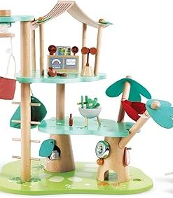 Hape Kiki’s Treehouse Headquarters Dollhouse Toy