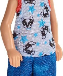 Barbie Club Chelsea Doll, 6-inch Blonde Boy Doll in Puppy-Themed Look