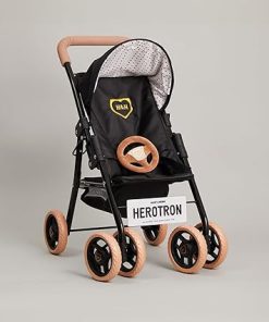 Hart & Hero Herotron Black Doll Stroller