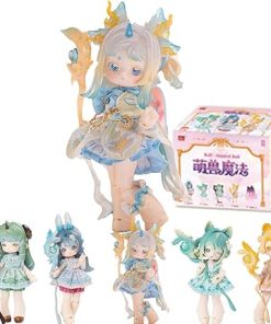 1/12 BJD Dolls Blind Box,Kawaii BJD Dolls Cute Beast Magic Series Ball Jointed Doll Collectable Action Figure Posable Dress Up Doll for Girls Birthday Party Gift Toys