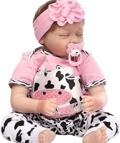 Simulation Rebirth Doll, Reborn Baby Doll, with Movable Arms and Legs, Soft Vinyl Baby Doll for 3+