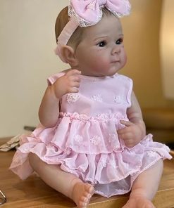OtardDolls Reborn Baby Dolls 20 Inch Newborn Dolls Soft Full Vinyl Body Real Looking Lifelike Realistic Doll Pack Set for Kids 2
