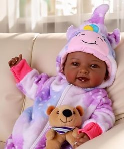 BABESIDE 2PCS 17 Inch Baby Dolls Girl Realistic Newborn with Clothes & Accessories, Gift for Ages 3+ Kids, Pretend Play Collection 2