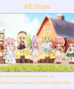 1/12 BJD Dolls Blind Box,Kawaii BJD Dolls Dream Town Series Ball Jointed Doll Collectable Action Figure Posable Dress Up Doll for Girls Birthday Party Gift Toys 2